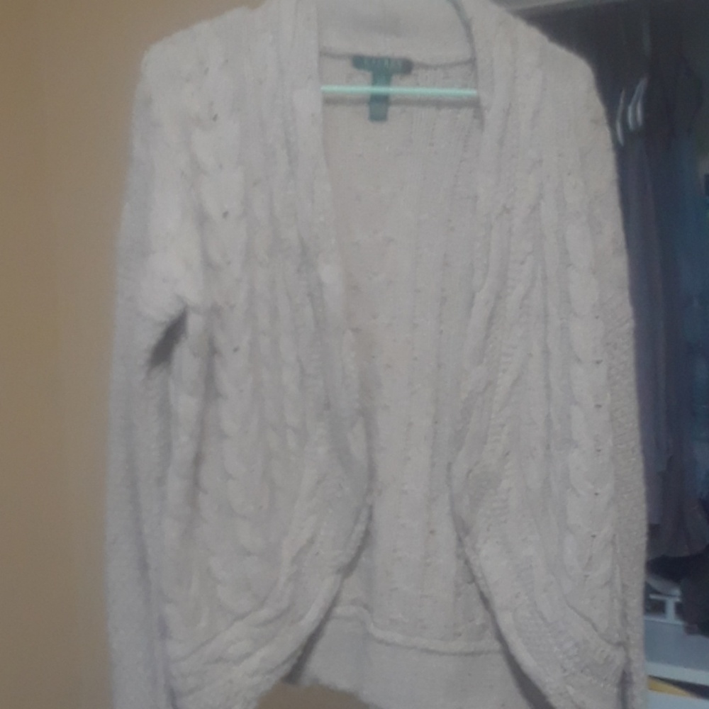 Ralph Lauren Beige Cardigan Never Worn